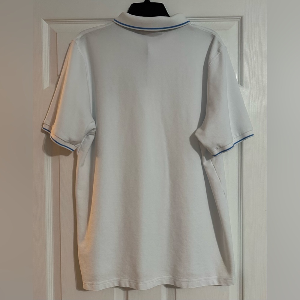 Psycho Bunny Men's White Lenox Logo Pique Short Sleeve Polo Shirt Size XXL (8) - Picture 5 of 7